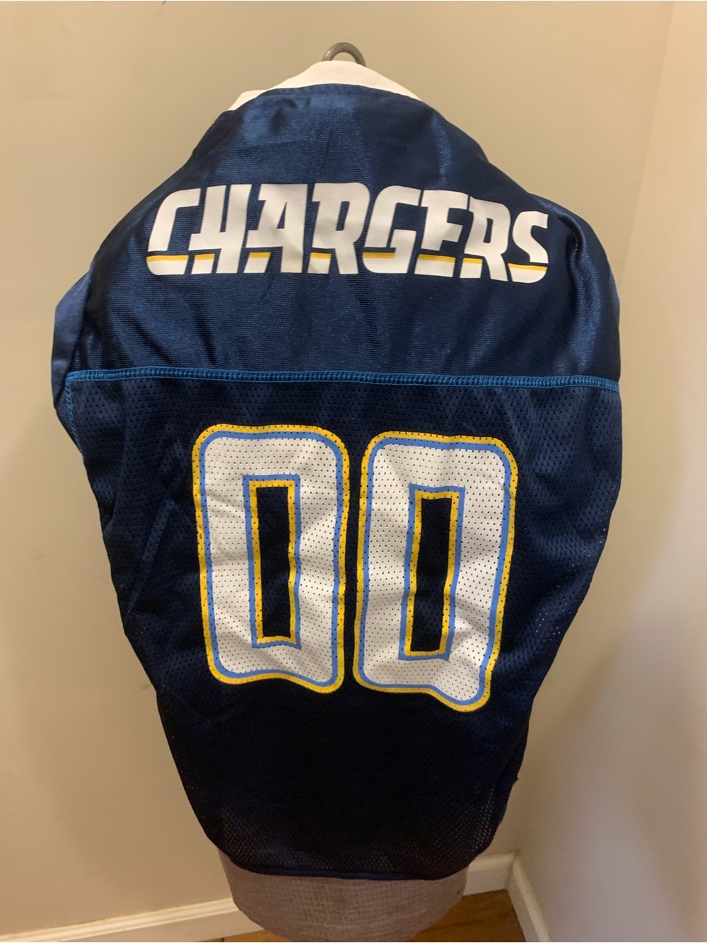 Chargers Navy Dog Jersey with White & Yellow Accents